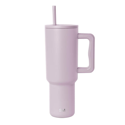 Simple Modern Tumbler with Handle and Straw | 40oz | Lavender Simple Modern