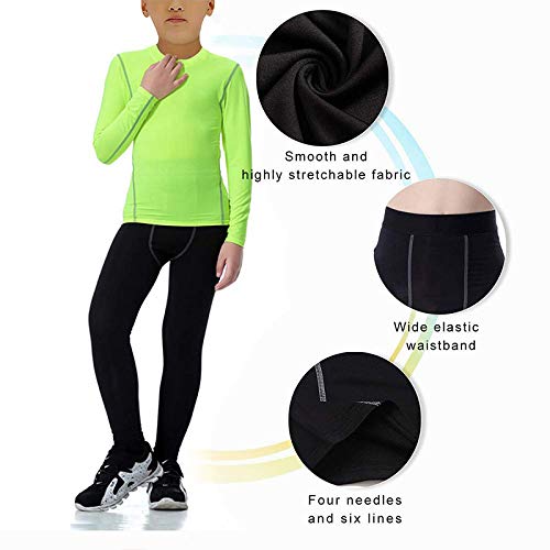 Minghe Boys Hockey Base Layer Moisture Wicking Quick Dry Underwear 2 Pcs 🍁 All In One Marketplace Canada