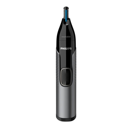 Philips Nose Trimmer Series 3000, Nose, Ear & Eyebrow Trimmer with Protective Guard System & Travel Pouch, NT3650/26 - Available at All In One Marketplace Canada