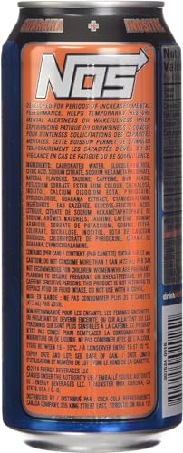 NOS Original Energy Drink, 473mL Cans (12-Pack)