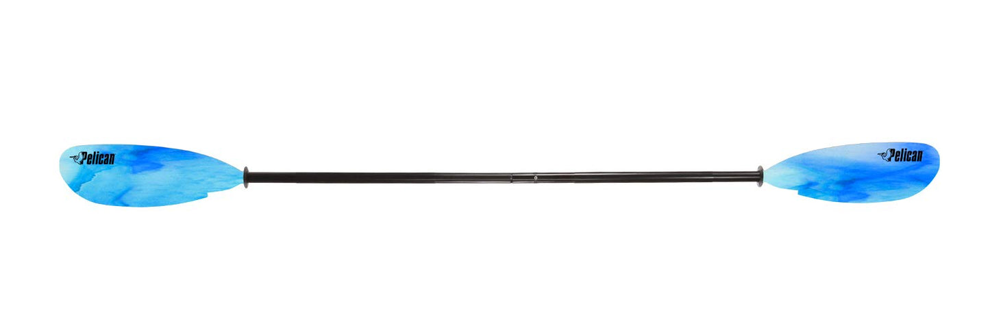 Pelican Poseidon Paddle - Aluminum Shaft with Reinforced Fiberglass Blades - Lightweight, Adjustable Kayaks Paddles - Perfect for Kayaking Boating & Kayak Fishing Pelican