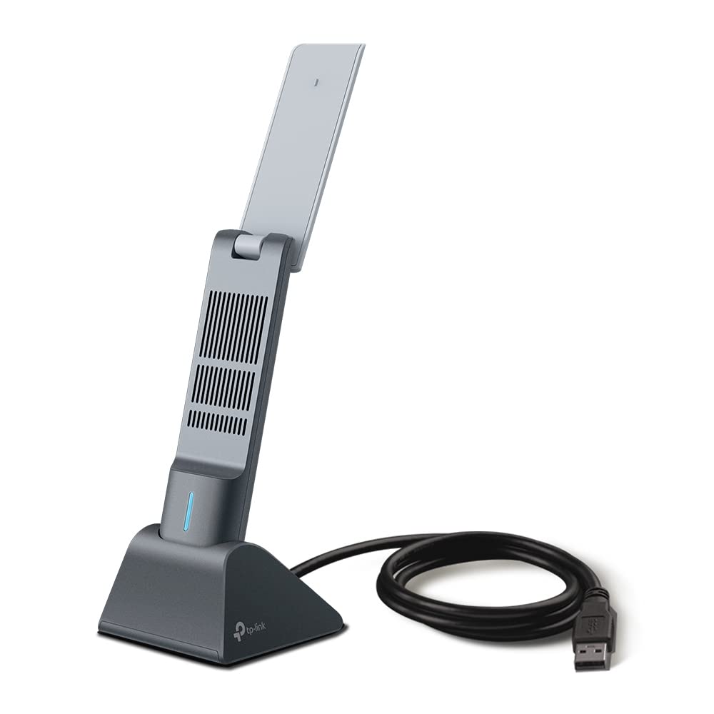 TP-Link AX1800 USB Wi-Fi 6 Adapter for PC (Archer TX20UH) - High Gain Wireless USB Adapter for Desktop with 2.4GHz, 5GHz Dual Band Antenna, WPA3, Supports Windows 11/10 TP-Link
