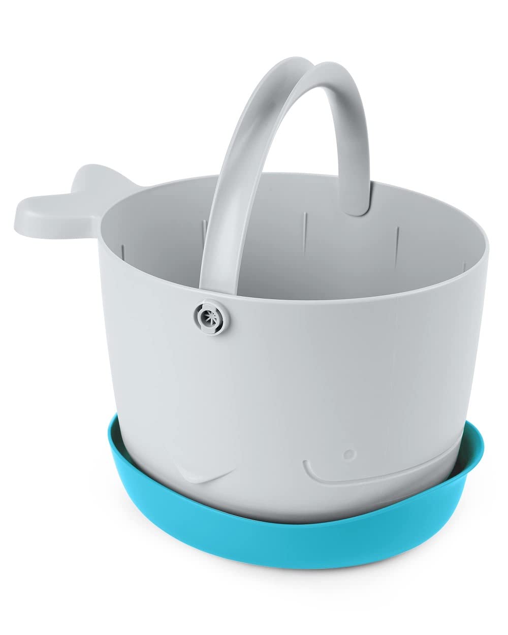 Skip Hop Bath Toy Storage, Moby Stowaway Bucket, Grey Skip Hop