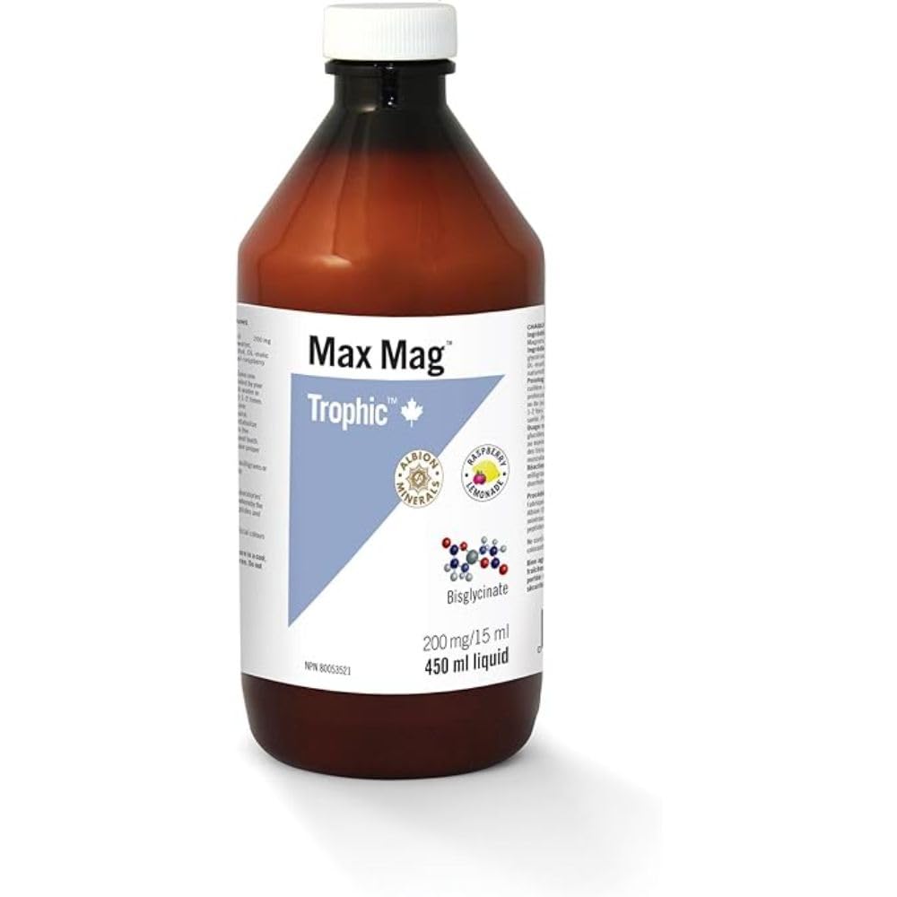 Trophic Max Mag (Magnesium Bisglycinate), 450ml, Raspberry Lemonade Trophic