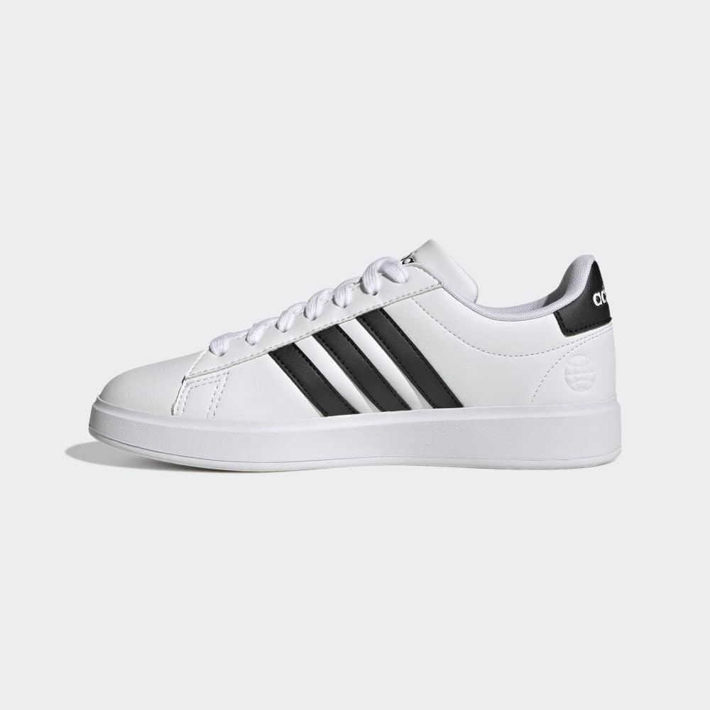 Adidas Women's Grand Court 2.0, White/Core Black/Core Black, 9.5 adidas