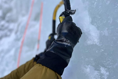 SHOWA TEMRES 282-02 Waterproof Insulated Winter Work Gloves, Breathable Polyurethane, Integrated Drawstring Gaiter Snow Cuff, Thermal Fleece for Skiing, Ice Fishing, Black, XX-Large, 1-Pair 🍁 All In One Marketplace Canada