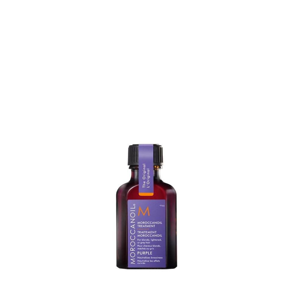 Moroccanoil Treatment Purple Hair Oil for Blonde Hair, 0.85 Fl. Oz. Moroccanoil