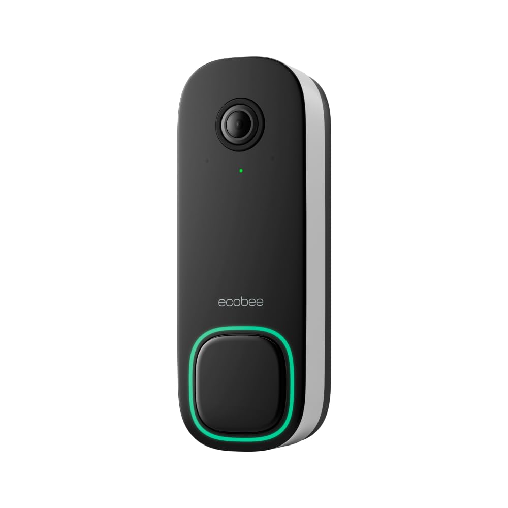 ecobee Smart Video Doorbell Camera Wired Alexa, Apple Home Kit, Google Home ecobee
