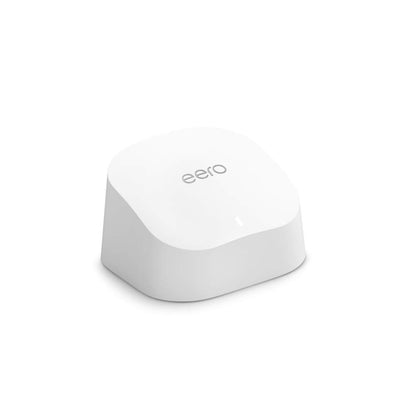 Amazon eero 6 mesh wifi router - Supports internet plans up to 900 Mbps, Coverage up to 140 m², Connect 75+ devices, 1-pack