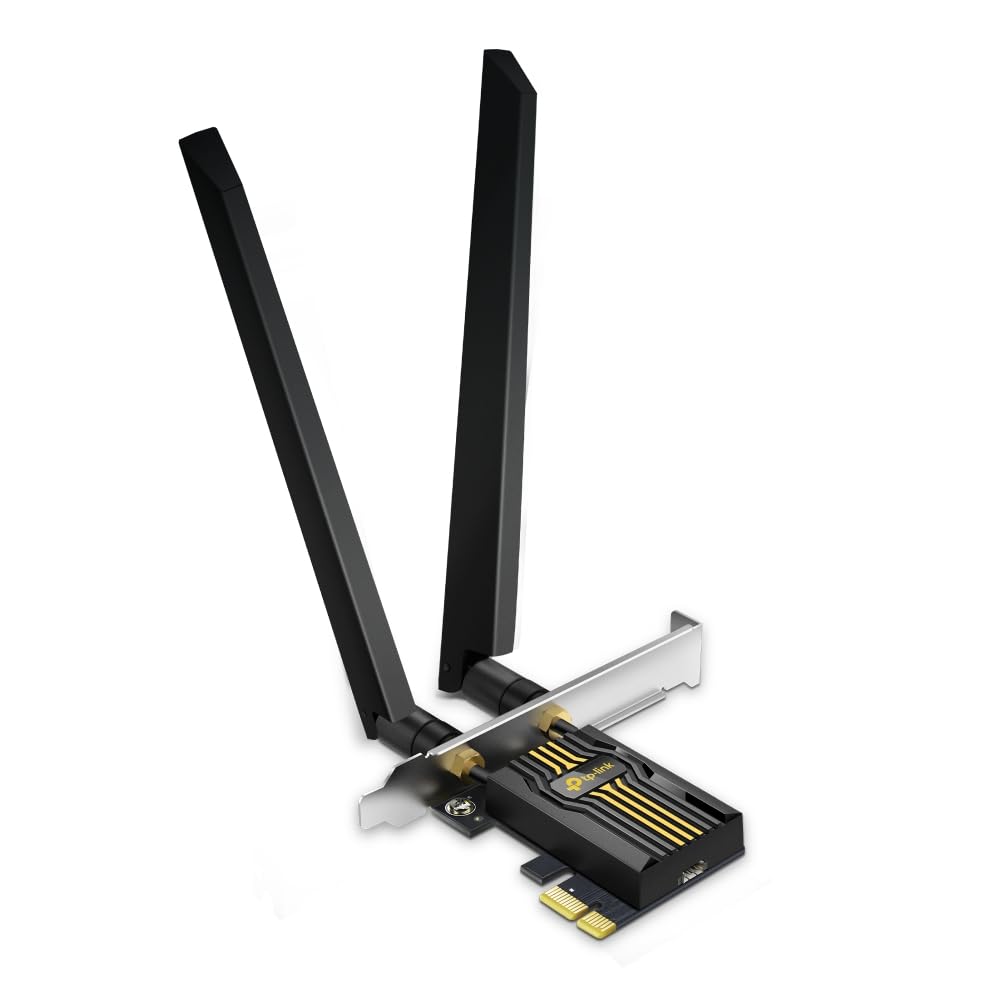 TP-Link Wi-Fi 7 BE6500 PCIe WiFi Card for Desktop PC (Archer TBE400E) - Bluetooth 5.4, WPA3,Tri-Band 2882 Mbps,Multi-Directional Antennas, and USB Drive for Fast Installation (Windows 11 Only) 🍁 All In One Marketplace Canada