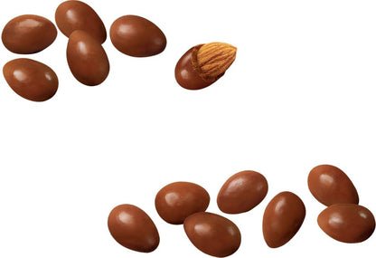 GLOSETTE Almonds, Chocolate Covered Candy, Valentines Candy, Chocolate Candy for Sharing, Perfect for Movies, 42g (Box of 18)