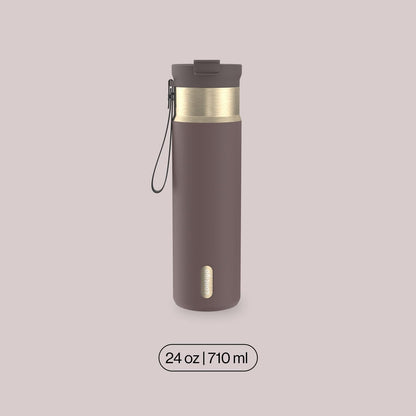 Contigo DualSip 24 oz Water Bottle w/Carry Strap & 2-Way Lid (Drink from Straw or Spout) | Vacuum-Insulated Stainless Steel for Cold Drinks | 100% Leakproof | BPA & Lead-Free | Dishwasher Safe 🍁 All In One Marketplace Canada