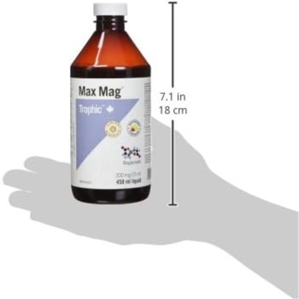 Trophic Max Mag (Magnesium Bisglycinate), 450ml, Raspberry Lemonade Trophic