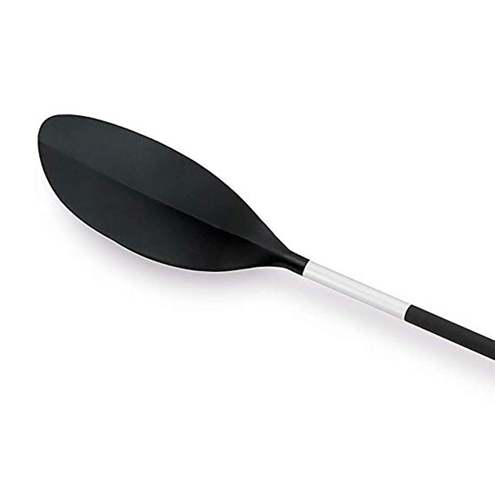 INTEX 69629E 86" Kayak Paddle: Ribbed Spoon Shaped Blades – Durable Lightweight Aluminum Shaft – Comfortable Grips – 3-Position Feather Adjustability – TUV RL Approved
