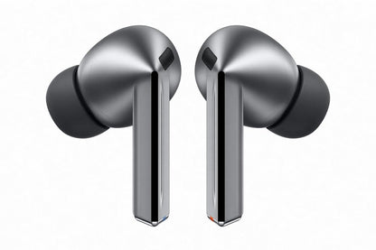 Samsung Galaxy Buds3Pro, Wireless Bluetooth Earbuds with Adaptive Noise Control, Sweat and Water Resistance, AI translator, Hi-Fi Sound, 360 Audio – Silver (CAD Version & Warranty) Samsung