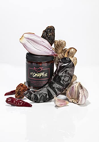 Hot Crispy Oil Original – All-Natural Blend with Fried Shallots, Garlic & Chili Peppers, 170g