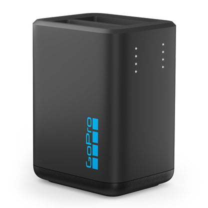 GoPro Dual Battery Charger + 2 Enduro Rechargeable Batteries (HERO13 Black) – Official Accessory, 5V Output