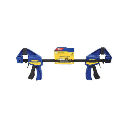 IRWINQUICK-GRIPOne-Handed Mini Bar Clamp 2 Pack, 12", 1964745