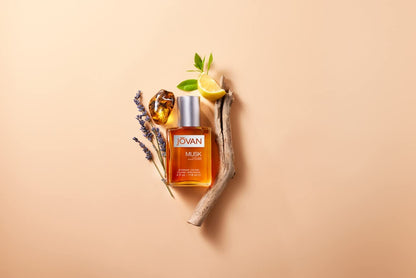 Jovan Aftershave, Musk for Men - Notes of Neroli, Amber, and Musk