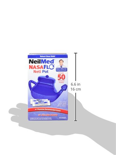 NeilMed Nasaflo Neti Pot, 50 Count (Packaging may vary)