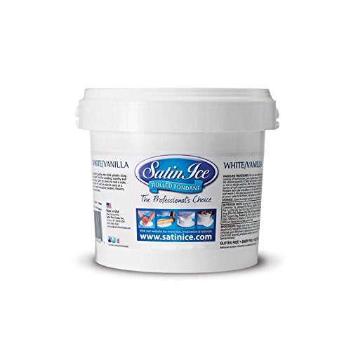 Satin Ice White Vanilla Rolled Fondant - 1 kg
