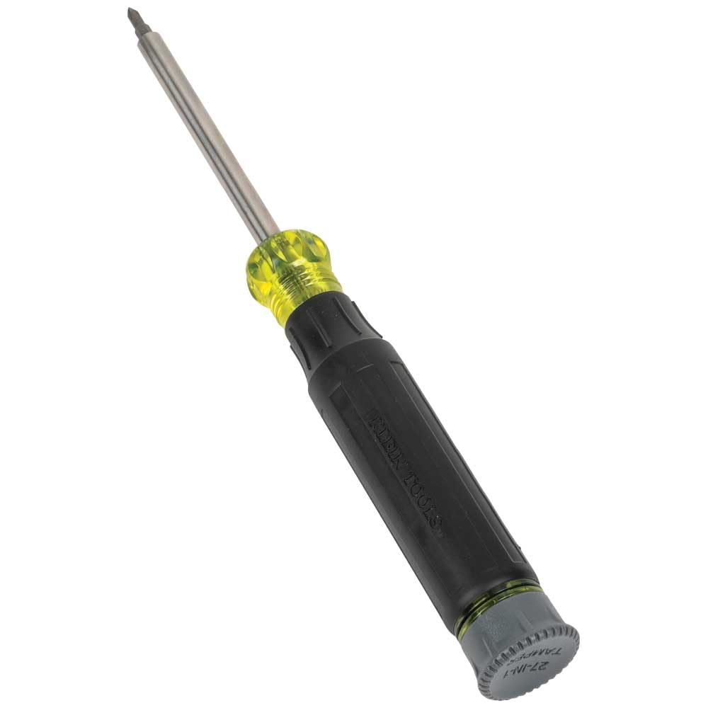Klein Tools 32327 Precision Screwdriver Set, 27-in-1 Multi-Bit Screwdriver, Onboard Storage, Rare-Earth Magnet, Ideal for Terminal Blocks