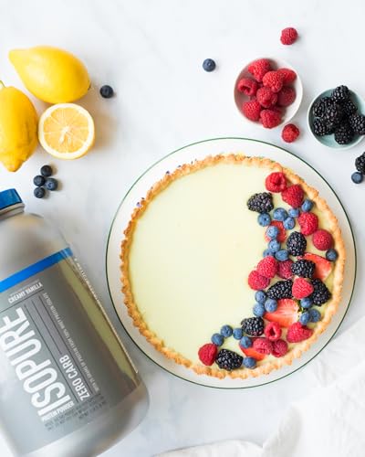 Isopure Zero Carb Whey Protein Isolate Powder - Creamy Vanilla Flavor - 25g Per Serving, 14 Servings (406g)