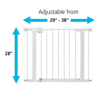 Safety 1st Easy Install Walk-Through Gate, Black 🍁 All In One Marketplace Canada