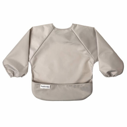 Tiny Twinkle Mess Proof Baby Bib, 2 Pack Long Sleeve Bib Outfit, Waterproof Bibs for Toddlers, Machine Washable, Tug Proof Grey, Indigo 6-24M 🍁 All In One Marketplace Canada