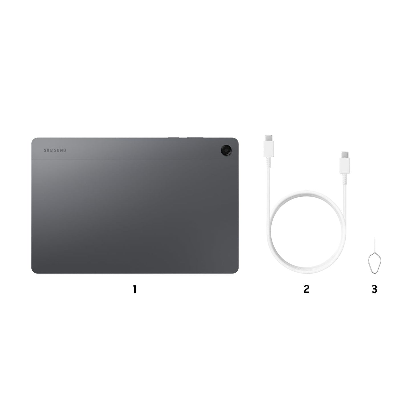 Samsung Galaxy Tab A11+ (CAD Version & Warranty) - Gray 256GB, 11" Android Tablet, External Storage Support, Headphone Jack, 25W Fast Charging 🍁 All In One Marketplace Canada
