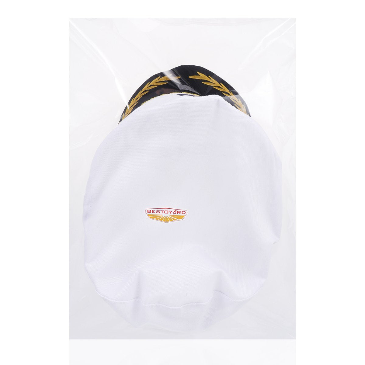 Yacht Captain Hat White Sailor Hat for Women Men Yacht Boat Captain Cap Halloween Costume Party Masquerade Cosplay Accessory