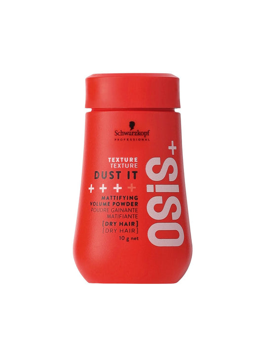 OSiS+ Dust It – Mattifying Volume Powder – long-lasting Hold, Strong Control and Separation – Matte Effect Texturizer Product for Wild Hair Styling and Volumizing, 0.35 oz - Available at All In One Marketplace Canada
