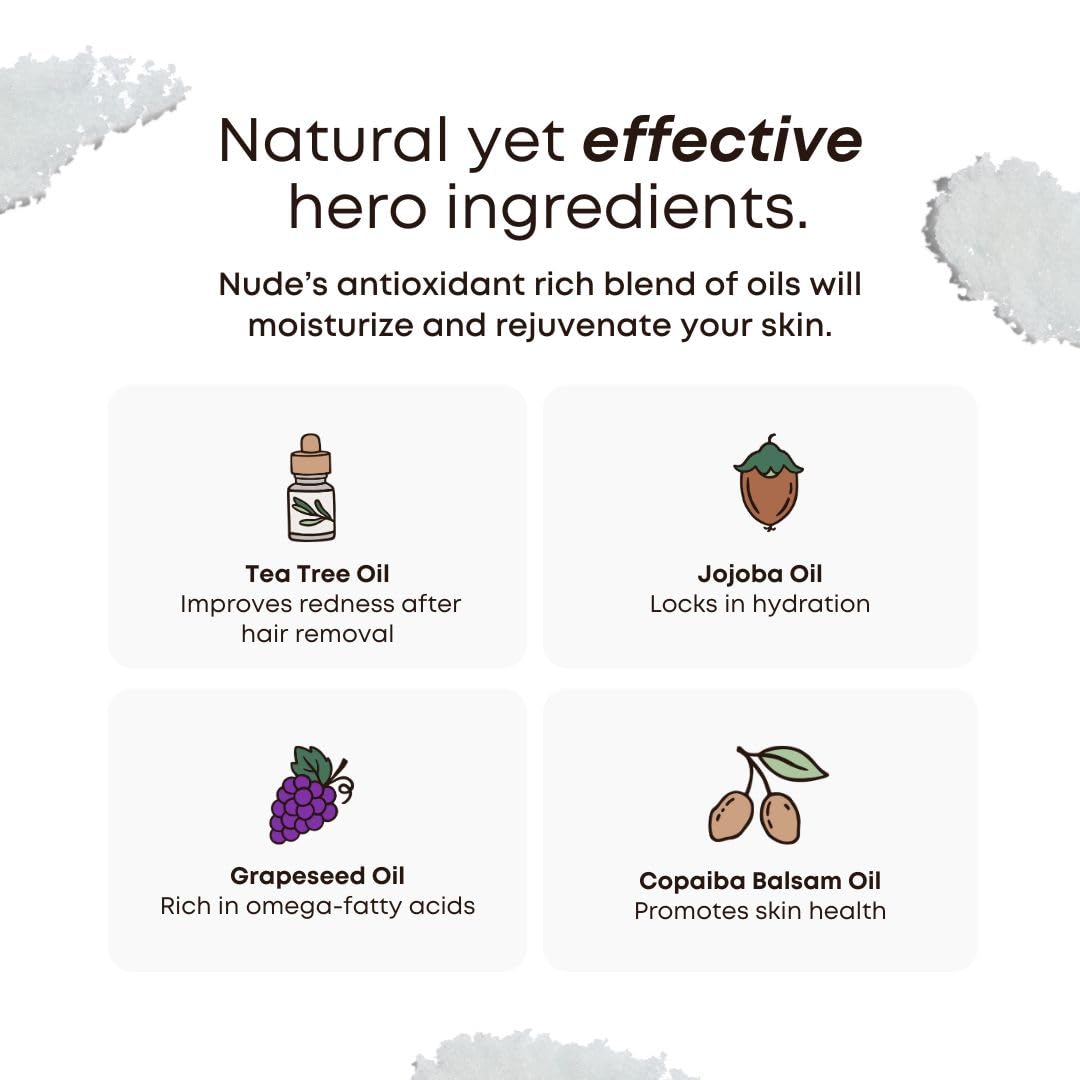Bushbalm Ingrown Hair Exfoliating Scrub - Reduces Appearance of Ingrown Hairs and Razor Bumps, Soothes Skin and Post-Shave Redness - Nude, 236 ml - Available at All In One Marketplace Canada