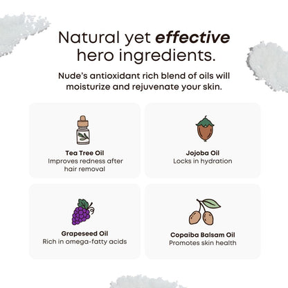Bushbalm Ingrown Hair Exfoliating Scrub - Reduces Appearance of Ingrown Hairs and Razor Bumps, Soothes Skin and Post-Shave Redness - Nude, 236 ml - Available at All In One Marketplace Canada