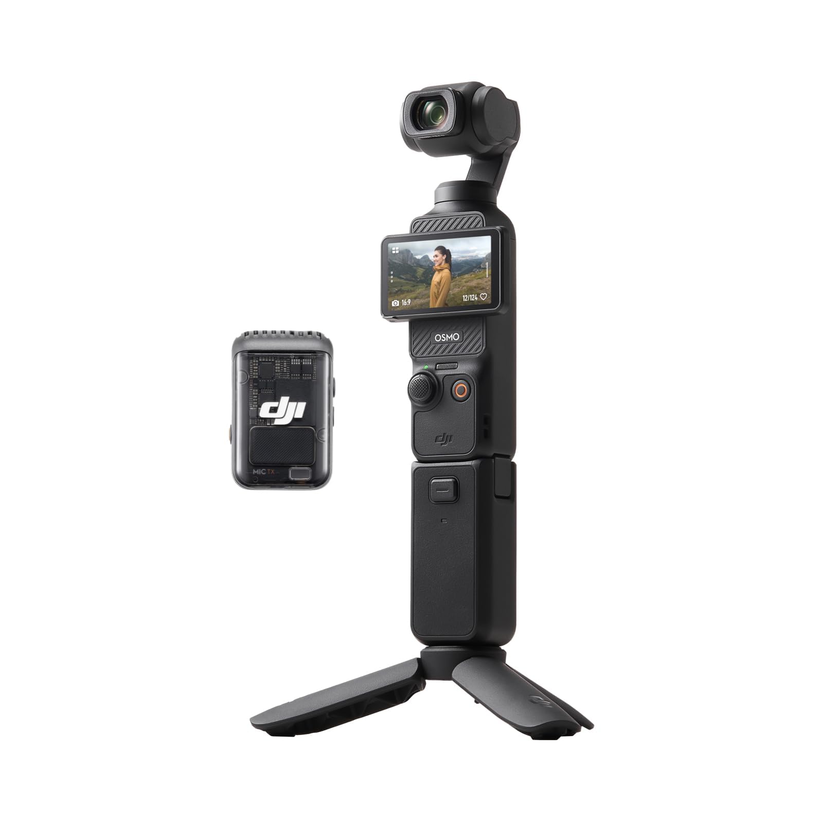 DJI Osmo Pocket 3 Creator Combo, Vlogging Cameras with 1'' CMOS, 4K/120fps Vlog Camera, 3-Axis Stabilization, Face/Object Tracking, Mic Included for Clear Sound, Digital Vlogging Camera for YouTube - Available at All In One Marketplace Canada