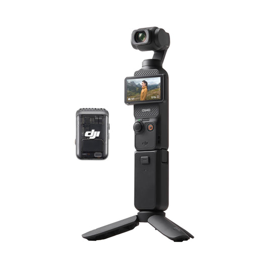 DJI Osmo Pocket 3 Creator Combo, Vlogging Cameras with 1'' CMOS, 4K/120fps Vlog Camera, 3-Axis Stabilization, Face/Object Tracking, Mic Included for Clear Sound, Digital Vlogging Camera for YouTube - Available at All In One Marketplace Canada