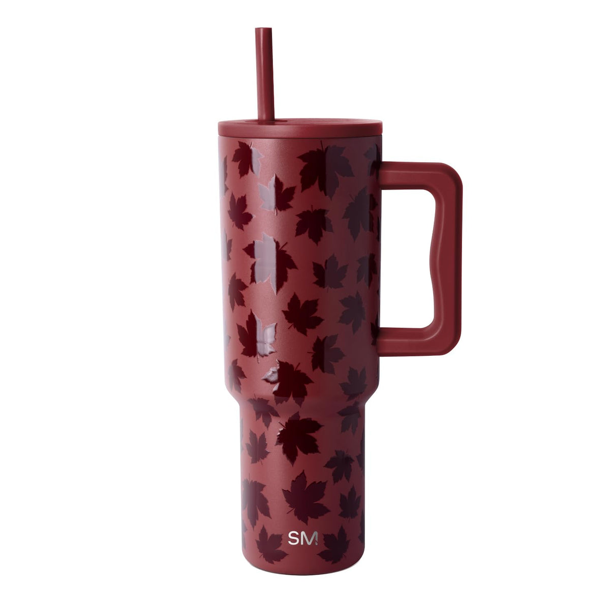 Simple Modern Halloween Tumbler with Handle | 40oz | Leaves