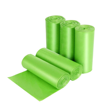 Compostable Garbage Bags, 10L (2.6 Gallon) – 150 Small Disposable Bags, PSM Starch-Based, Green – for Kitchen, Bathroom, Bedroom, Office - Available at All In One Marketplace Canada