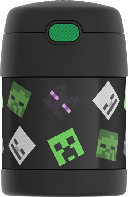 THERMOS FUNTAINER Kids Food Jar with Spoon, 10oz, Minecraft 🍁 All In One Marketplace Canada