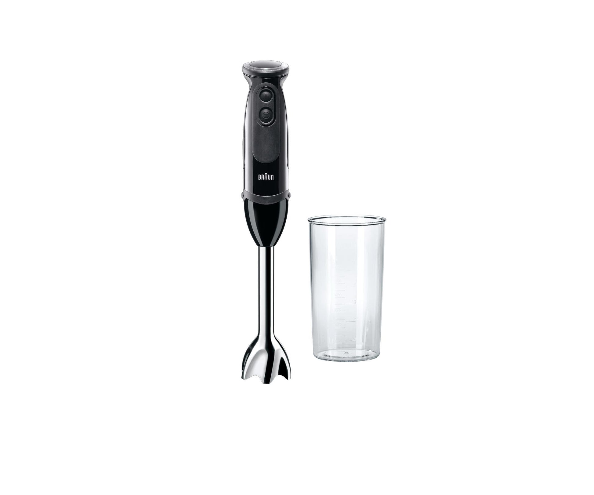 Braun MQ5000 Vario Hand Blender Stick – 21-Speed Immersion Blender Handheld with Turbo Boost, Stainless Steel Blades, SplashControl, EasyClick System, 400W, Mixer for Soups & Smoothies - Available at All In One Marketplace Canada