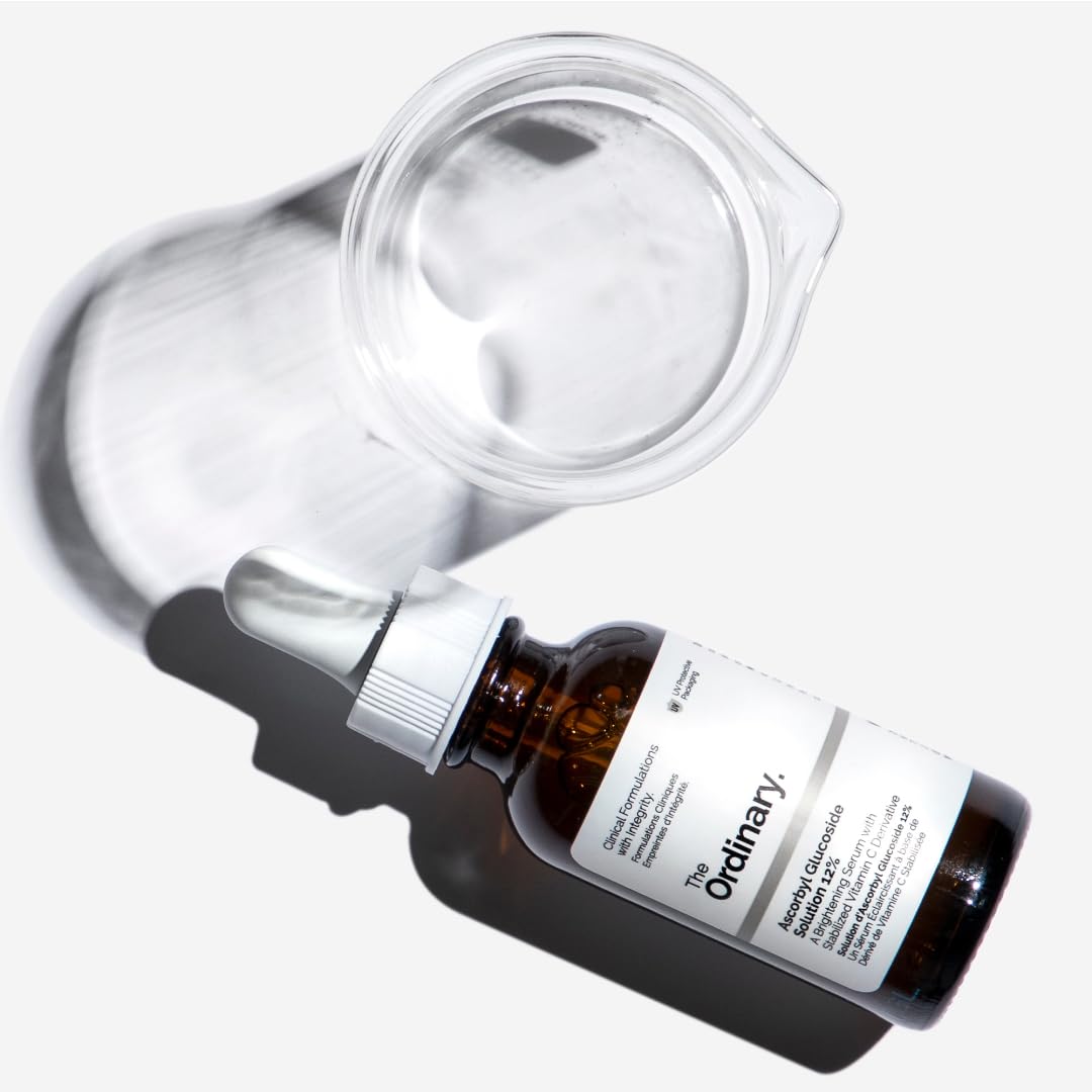 The Ordinary Ascorbyl Glucoside Solution 12%, Vitamin C Serum for Even Skin Tone and Antioxidant Protection, 30 ml - Available at All In One Marketplace Canada
