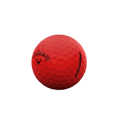 Balles de golf Supersoft de Callaway Golf (2025, rouges)