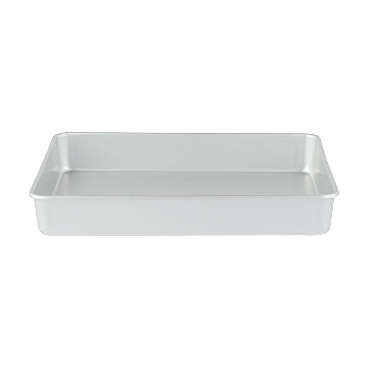 Restaurantware-Met Lux 13 x 9 x 2 Inch Straight-Sided Baking Tin, 1 Rectangular Cake Pan - Oven-Ready, Freezable, Anodized Aluminum Baking Sheet Cake Pan, Greaseproof, for Birthday