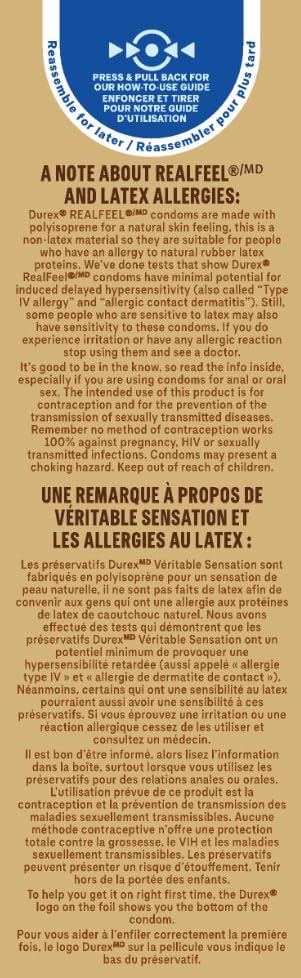 DUREX® CONDOM - RealFeel® non-latex 22 ct