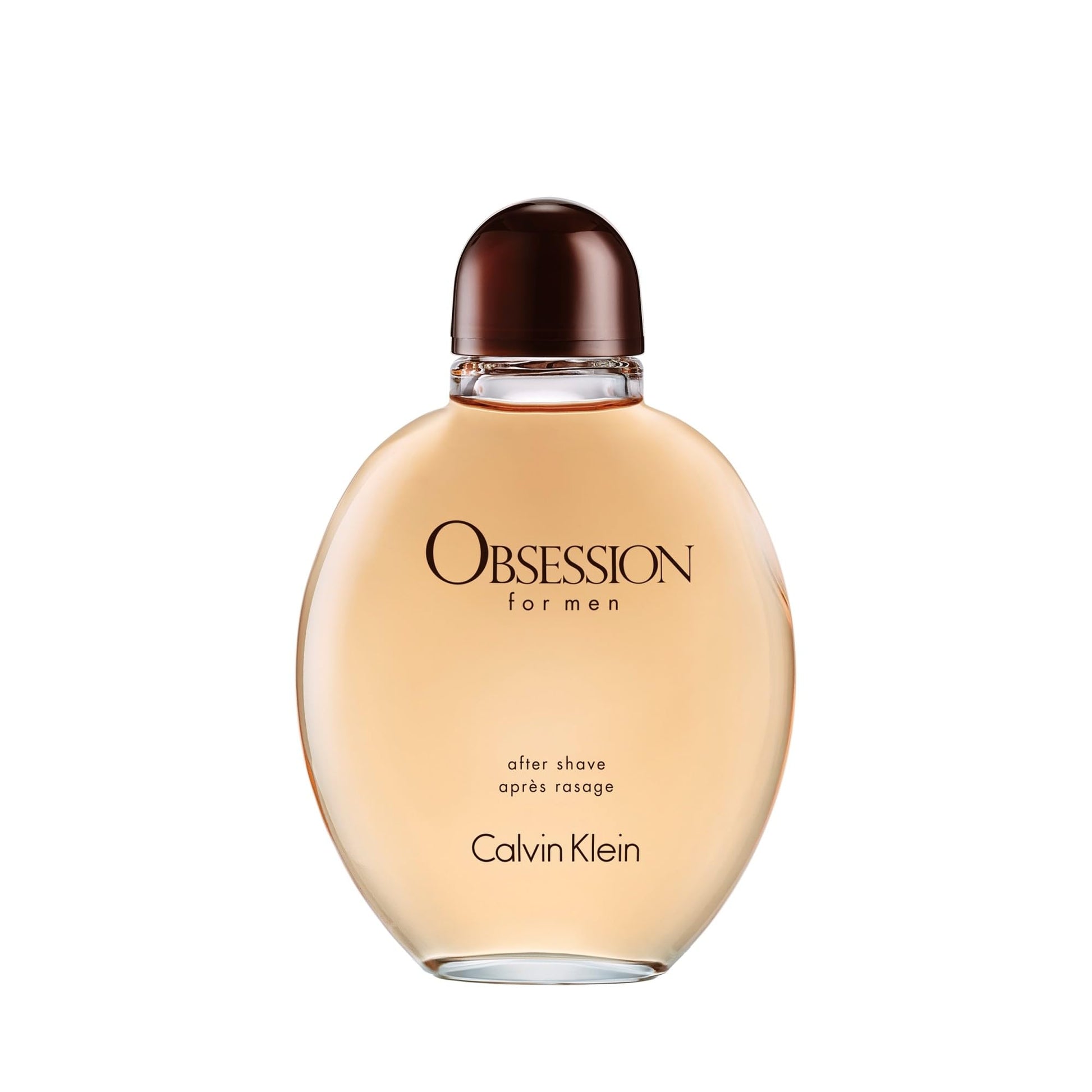 Calvin Klein Obsession Eau de Toilette After Shave Lotion for Men 125ml - Ambery Fragrance, Top notes: Bergamot, mandarin Calvin Klein