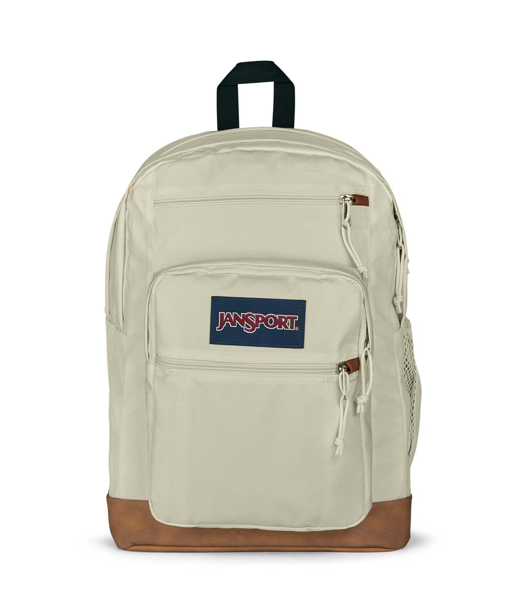 JanSport Cool Backpack with 38.1cm Laptop Sleeve, Large Computer Bag Rucksack with 2 Compartments, Ergonomic Straps, Coconut