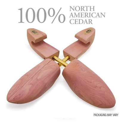 MONEYSWORTH & BEST | SHOE TREE WITH HOOK HEEL | Made with 100% North American aromatic red cedar | MEN'S MEDIUM (SIZE 8.5-9.5)