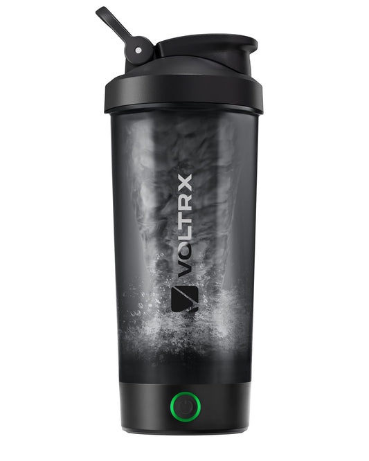 VOLTRX Protein Shaker Bottle, Titanus USB C Rechargeable Electric Protein Shake Mixer, Shaker Cups for Protein Shakes and Meal Replacement Shakes, BPA Free, 24oz - Available at All In One Marketplace Canada