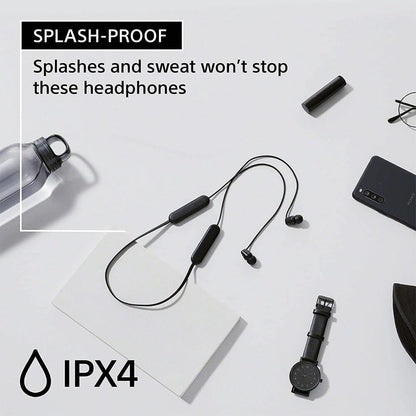 Sony WI-C100 Wireless in-Ear Bluetooth Headphones with Built-in Microphone, White 🍁 All In One Marketplace Canada