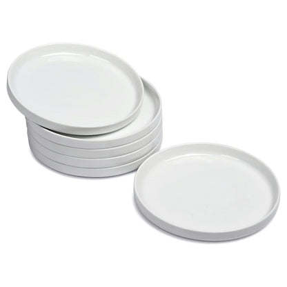 WishDeco Ceramic Appetizer Plates Set of 6, Small Dessert Plates 18 cm 🍁 All In One Marketplace Canada